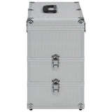 NNEVL Make-up Case 37x24x40 cm Silver Aluminium
