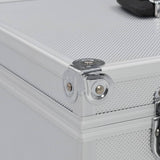 NNEVL Make-up Case 37x24x40 cm Silver Aluminium