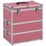 NNEVL Make-up Case 37x24x40 cm Pink Aluminium