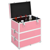 NNEVL Make-up Case 37x24x40 cm Pink Aluminium