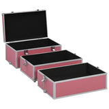 NNEVL Make-up Case 37x24x40 cm Pink Aluminium