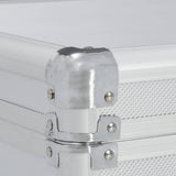 NNEVL Gun Case Silver 118x38x12 cm Aluminium