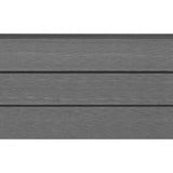 NNEVL WPC Fence Set 5 Square + 1 Slanted 973x187cm Grey