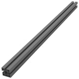 NNEVL WPC Fence Set 5 Square + 1 Slanted 973x187cm Grey