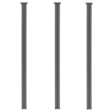 NNEVL WPC Fence Set 10 Square 1749x187cm Grey