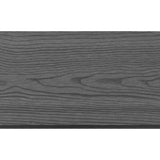 NNEVL WPC Fence Set 10 Square + 1 Slanted 1843x187cm Grey