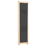 NNEVL 3-Panel Room Divider Grey 120x170x4 cm Fabric