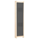 NNEVL 5-Panel Room Divider Grey 200x170x4 cm Fabric