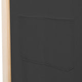 NNEVL 5-Panel Room Divider Grey 200x170x4 cm Fabric