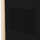 NNEVL 6-Panel Room Divider Black 240x170x4 cm Fabric