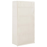 NNEVL Wardrobe White 79x40x170 cm Fabric
