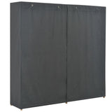 NNEVL Wardrobe Grey 200x40x170 cm Fabric