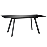NNEVL Dining Table High Gloss Black 180x90x76 cm MDF