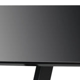 NNEVL Dining Table High Gloss Black 180x90x76 cm MDF