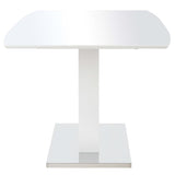 NNEVL Dining Table High Gloss White 180x90x76 cm MDF