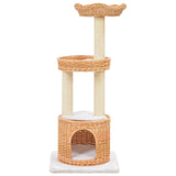 NNEVL Cat Tree with Sisal Scratching Post Natural Willow Wood