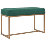 NNEVL Bench 80 cm Green Velvet