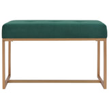 NNEVL Bench 80 cm Green Velvet