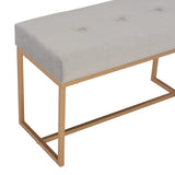 NNEVL Bench 80 cm Grey Velvet