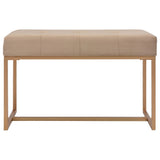 NNEVL Bench 80 cm Beige Velvet