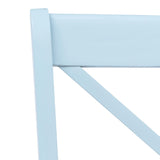 NNEVL Dining Chairs 2 pcs Grey and Light Wood Solid Rubber Wood