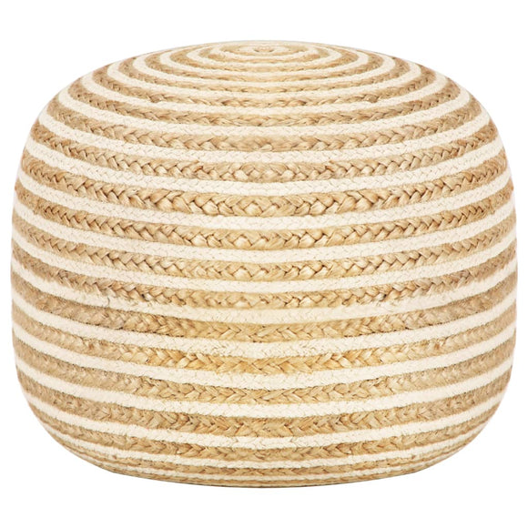 NNEVL Handmade Pouffe 45x30 cm Jute