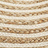 NNEVL Handmade Pouffe 45x30 cm Jute