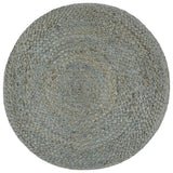 NNEVL Handmade Pouffe Olive Green 45x30 cm Jute