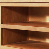 NNEVL TV Cabinet 165x36x46 cm Solid Oak Wood