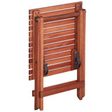 NNEVL 3 Piece Bistro Set for Children Solid Eucalyptus Wood