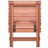 NNEVL 3 Piece Bistro Set for Children Solid Eucalyptus Wood