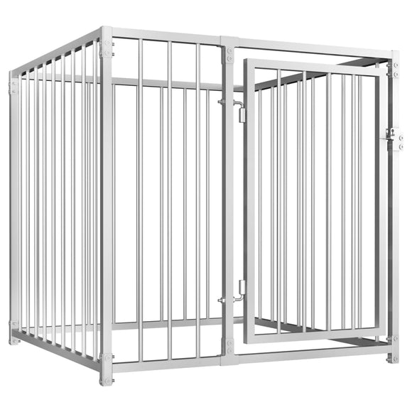 NNEVL Outdoor Dog Kennel 100x100x100 cm