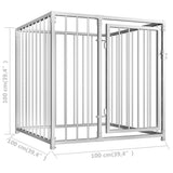 NNEVL Outdoor Dog Kennel 100x100x100 cm
