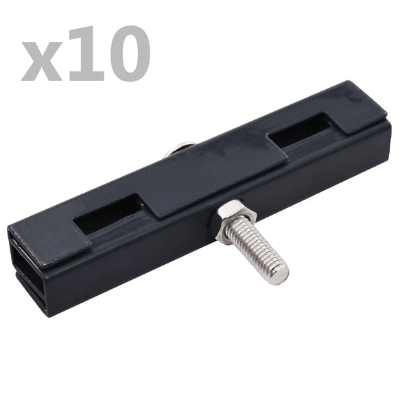 NNEVL Garden U Mat Connector 10 Sets Anthracite