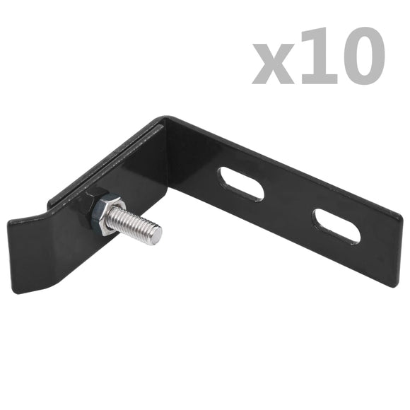 NNEVL Wall Corner Connector 10 Sets Anthracite