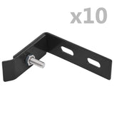 NNEVL Wall Corner Connector 10 Sets Anthracite