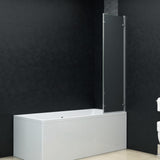 NNEVL Folding Shower Enclosure 3 Panels ESG 130x138 cm