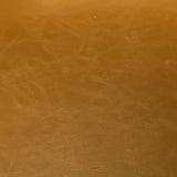 NNEVL Tub Chair with Footstool Gold Faux Leather