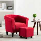 NNEVL Armchair Wine Red Fabric