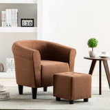 NNEVL Armchair Brown Fabric