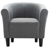 NNEVL Armchair Light Grey Fabric