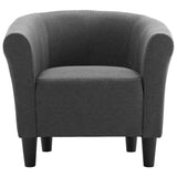 NNEVL Armchair Dark Grey Fabric