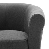 NNEVL Armchair Dark Grey Fabric