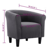 NNEVL Armchair Black Fabric