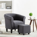 NNEVL Armchair Black Fabric
