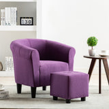 NNEVL Armchair Purple Fabric