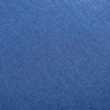 NNEVL 2 Piece Armchair and Stool Set Blue Fabric