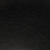 NNEVL Tub Chair with Footstool Black Faux Leather