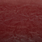 NNEVL Tub Chair with Footstool Wine Red Faux Leather