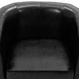 NNEVL Tub Chair Black Faux Leather